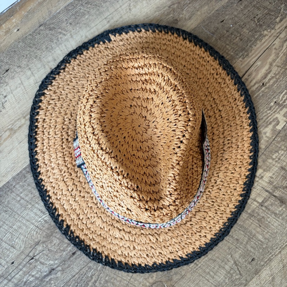 Echo Design Embroidered Paper Straw Panama Hat - Picture 4 of 12